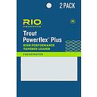 RIO Powerflex Plus Leader 12' 0,12mm 2pk 6X