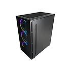 LC-Power Midi Gaming 803B-ON X RGB (Black/Transparent)