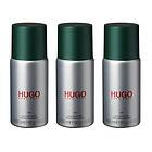 Hugo Boss Man Deospray 150ml 3-pack for Men