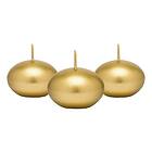 PartyDeco Flytande Ljus Guld Metallic 50-pack