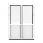 Outline Parfönsterdörr 3-Glas Aluminium HFDKPA Pardörr Alu 160x210 130 FF HFDK2A 16x21-13