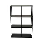 Nordic Furniture Group Vägghylla ESTANTE 3x2 Svart 60 90