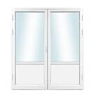 Nordiska Fönster Pardörr Norrland Plus 3-Glas Aluminium F 200x220/140 3-glas Alu NP PD200x220/1403GALUN+