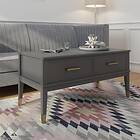 CosmoLiving by Cosmopolitan Sohvapöytä Westerleigh Lift-Top Grey MDF 106 51