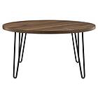 Dorel Home Sofabord Owen Retro Round Florence Walnut 90 46