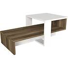 Hanah Home Soffbord Vit valnöt 80 44
