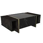 Hanah Home Tables Basses Veyron Noir/Mässing 104 38