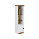 Loft24 Bokhylla Castor Vit/ek 40 150