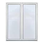 Elitfönster Parfönsterdörr Original Helglasad Aluminium Elit Fönsterdörr AD2 14x21-21 Vit 3-Glas Alu 14/21-21
