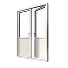 Elitfönster Parfönsterdörr Elit Retro 3-Glas Aluminium Fönsterdörr MFD2-AL 14x20-13 Alu 130 Ö 14/20-13