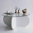 Homitis Soffbord Bubble Vit 75 35