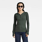 G-Star Raw Slim Rib Henley Top (Dam)