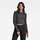 G-Star Raw Cropped Baby Sister Raglan Top (Dam)