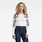 G-Star Raw Lookbook Cropped Baby Sister Top (Dam)