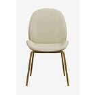 CosmoLiving by Cosmopolitan Matsalsstol stoppad Astor Beige Sammet 57 85