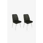 Hanah Home Stol Alfa 2 st. Kaki/Vit 50 90