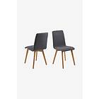 Nordform Chaise Amos, 2-pack Antracit 42