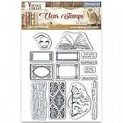 Stamperia Clear Stamps Vintage Library Labels