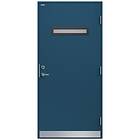 Diplomat Ytterdörr Fanny Steppat Glas 9x20 NCS S-5030-R90B, Blå Höger 9600210092002_Blå