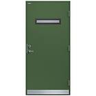 Diplomat Ytterdörr Fanny Steppat Glas 9x20 NCS S-5020-G30Y, Grön Hö 9600210092002_Grön