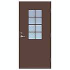 Scandidoor Ytterdörr Sunne SUNNE 10x21 Vä Brun Frost 72977