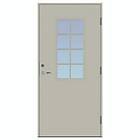 Scandidoor Ytterdörr Sunne SUNNE 9x21 Vä LjusGrå Klar 72803