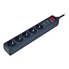 Gembird 5-Way Switch 3m