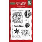 Echo Park Paper Clearstamps Sending You Tidings Julstämplar