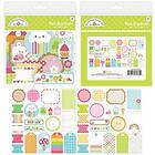 Doodlebug Design Die Cuts Over the Rainbow Bits & Pieces 42 st