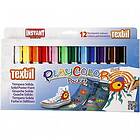 Instant Educa Playcolor Textilfärg 12 st Mixade färger