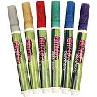 Marvy Uchida Glitter Deco textilpennor 6 st Spets 3 mm