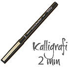 Marvy Uchida Kalligrafi Penna Matt Svart 2mm