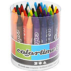 Colortime Vaxkritor Färgkritor 48 st