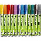 Porslin- och glaspennor Storpack Mixade Glitterfärger 72 st