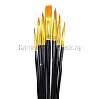 Hobby and Crafting Fun penslar Runda Platt Mixat Set 7 st