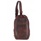Ashwood Perry Vintage Leather Single Strap Sling Bag Tan