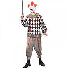 Clown Creepy Tonåring Maskeraddräkt