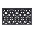 JVL Heavy Duty Ellipse Design Eyes Rubber Floor Door Mat 40 x 70cm