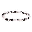 Kristalloteket Armband Turmalinkvarts 4mm pärlor