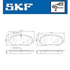 SKF Bromsbeläggssats, skivbroms VKBP 80171 E
