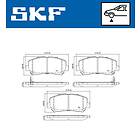 SKF Bromsbeläggssats, skivbroms VKBP 80406 A