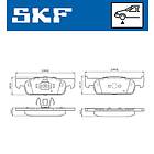 SKF Bromsbeläggssats, skivbroms VKBP 80019