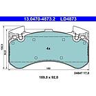 ATE Bromsbeläggssats, skivbroms 13,0470-4873,2