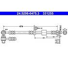 ATE Bromsslang 24,5298-0475,3
