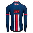 Kalas Great Britain Cycling Team Long Sleeve Jersey Flerfärgad S Man