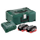 Metabo Batteri & laddare 18V 2x8.0 Ah LiHD ASC Ultra i Metaloc