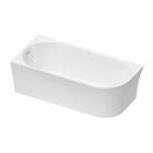 Duravit Badkar Senja 1500x750, för vänster hörn, inkl push-open och benställn 700576000000000