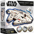 Star Wars Trefl Wood Craft Origin Pussel Millennium Falcon 160 Bitar