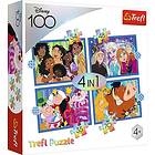 Trefl Disney Pussel 4-in-1