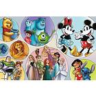 Trefl Pussel The colorful world of Disney XL 160 Bitar